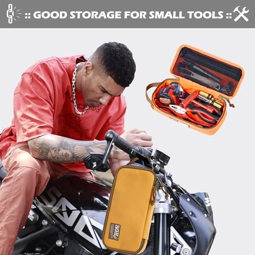 Rough Enough Small Tool Bag Pouch Canvas Portable Tool Box Organizer Case with