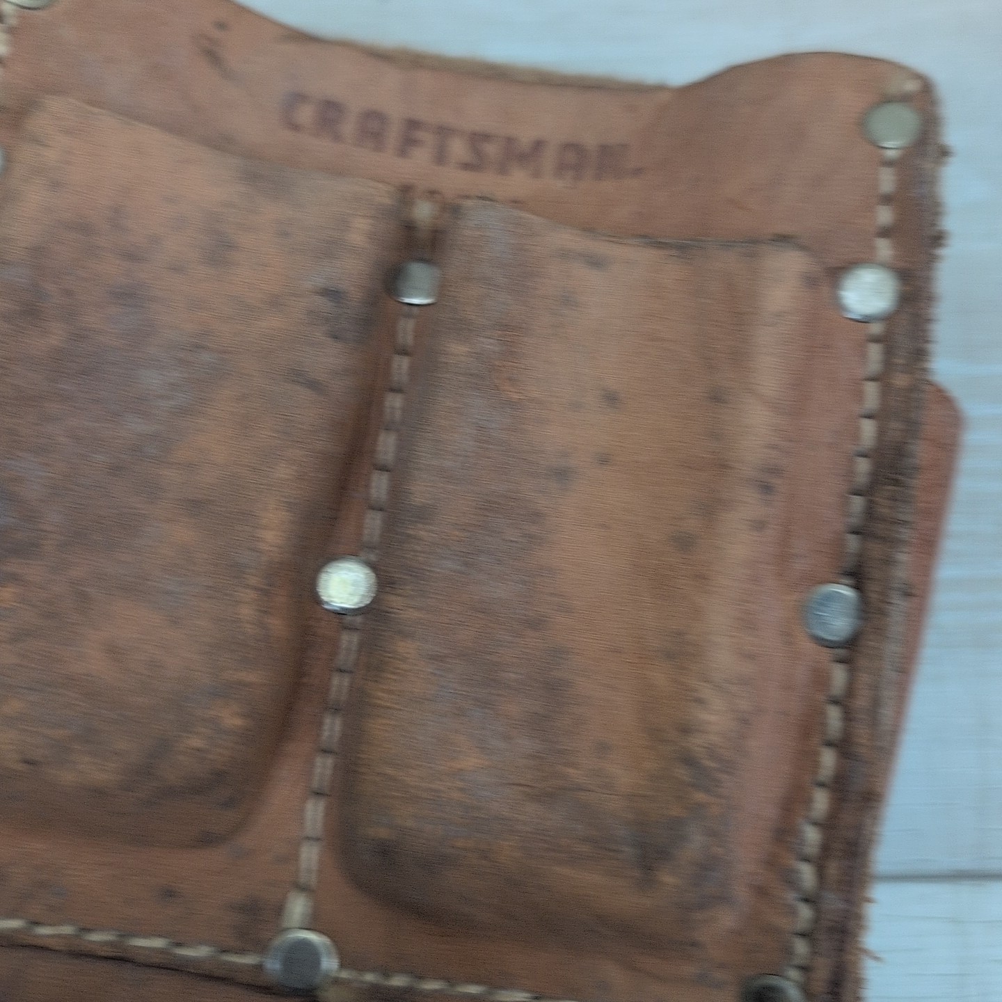 Vintage Craftsman Professional Leather Tool Pouch 40463