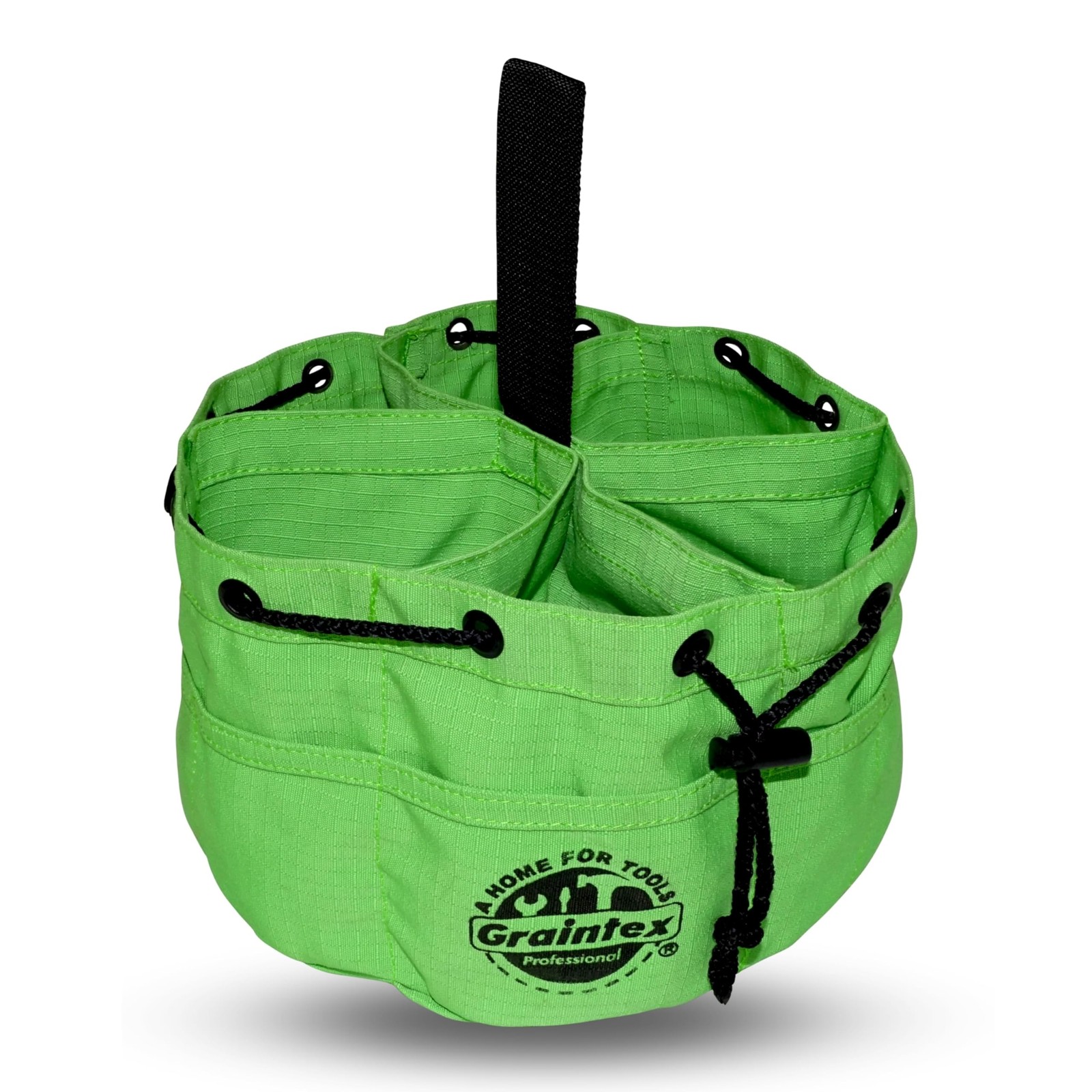 Lime Green Utility Holster Pouch Durable Tool Bag with Multiple Pockets
