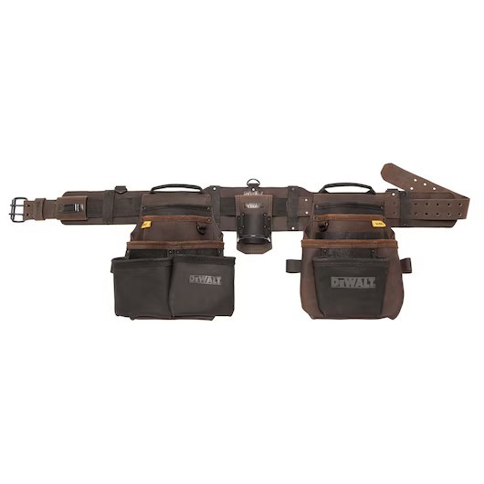 DeWalt DWST550113 Leather Tool Rig Apron 18-Pockets