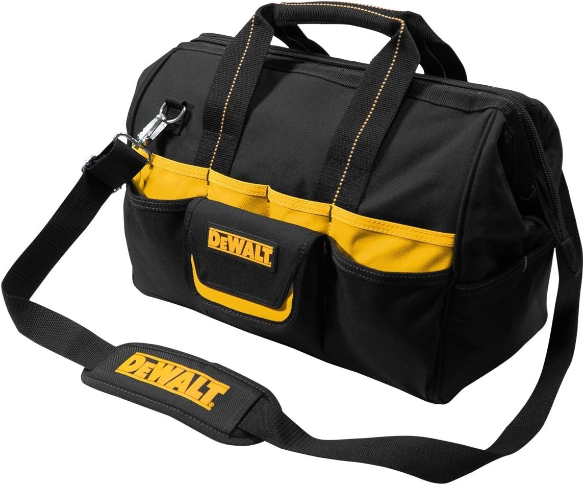 DeWalt DG5543 Tradesman Heavy Duty 16″ Tool Bag 33 Pockets, Reinforced Handles