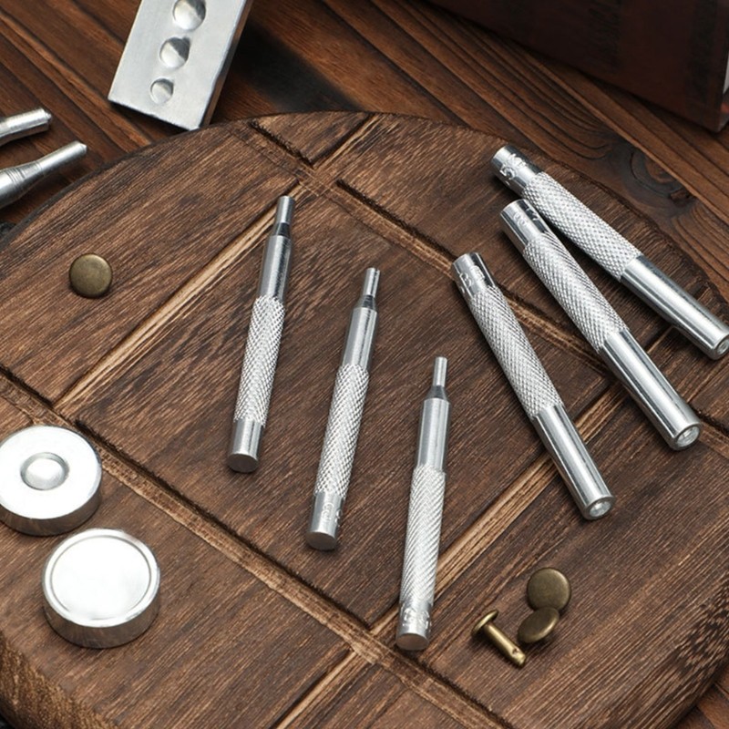 Button Press Studs Installing Punching Tool Base for Leather Working