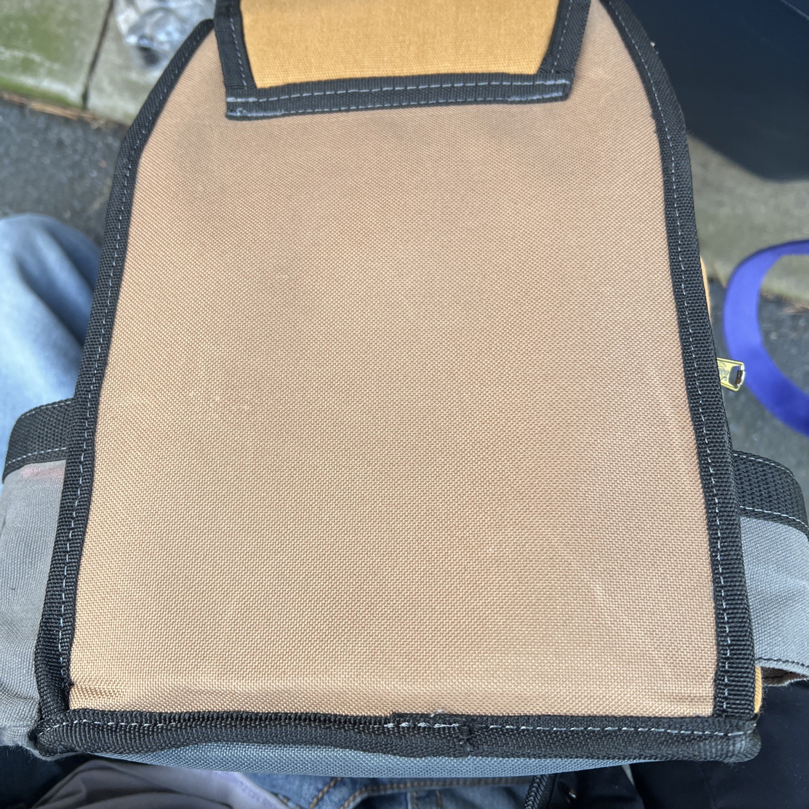 Utility Tool Belt Pouch 8 Pocket Gray Tan Dickies 57000