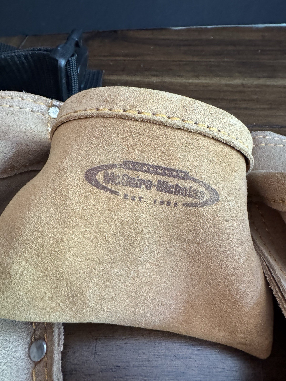 McGuire-Nicholas Tool Belt Leather Work Pouch Carpenter Contractor Apron