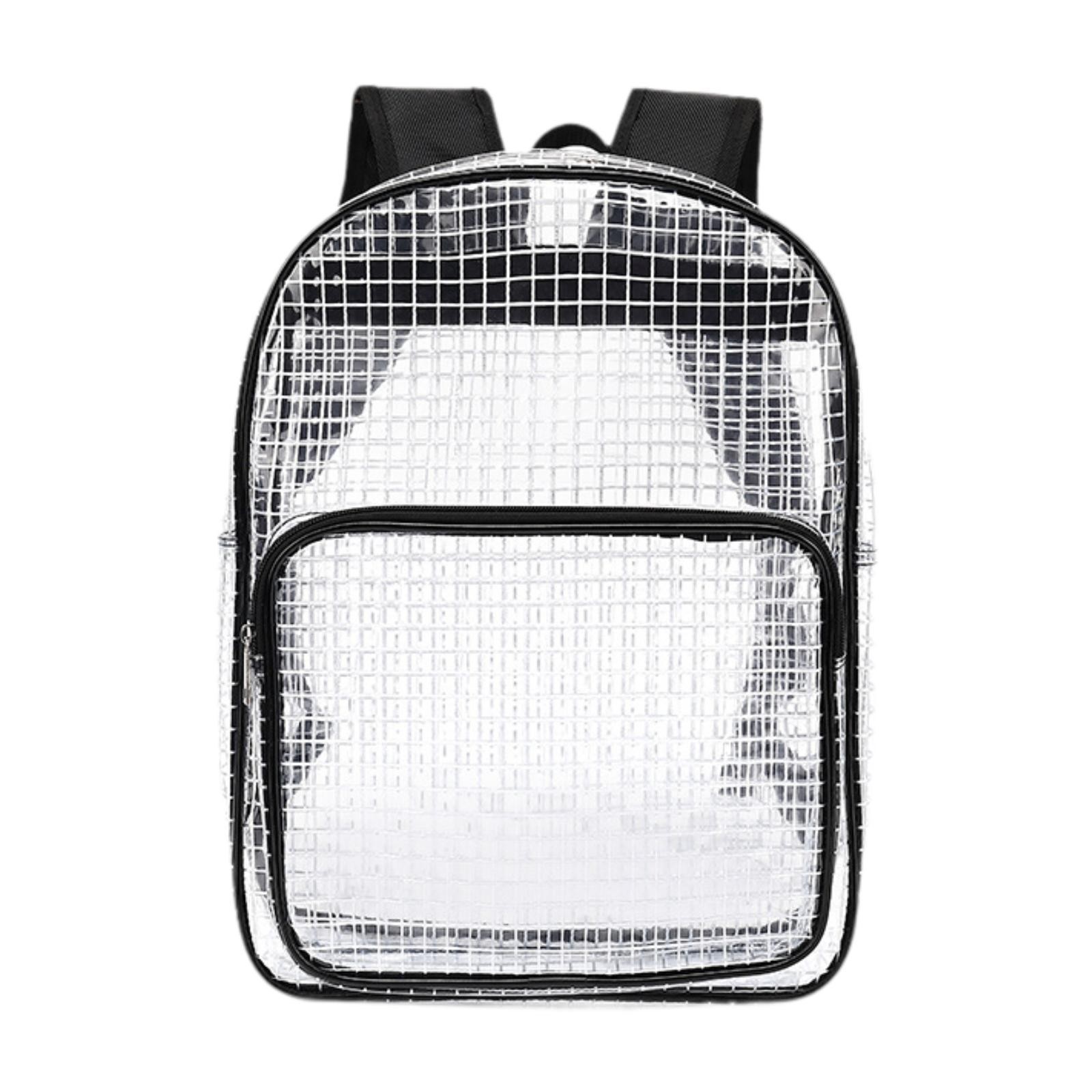 Clear Backpack Workbag Portable Cleanroom Tool Bag for Work Travel Worker