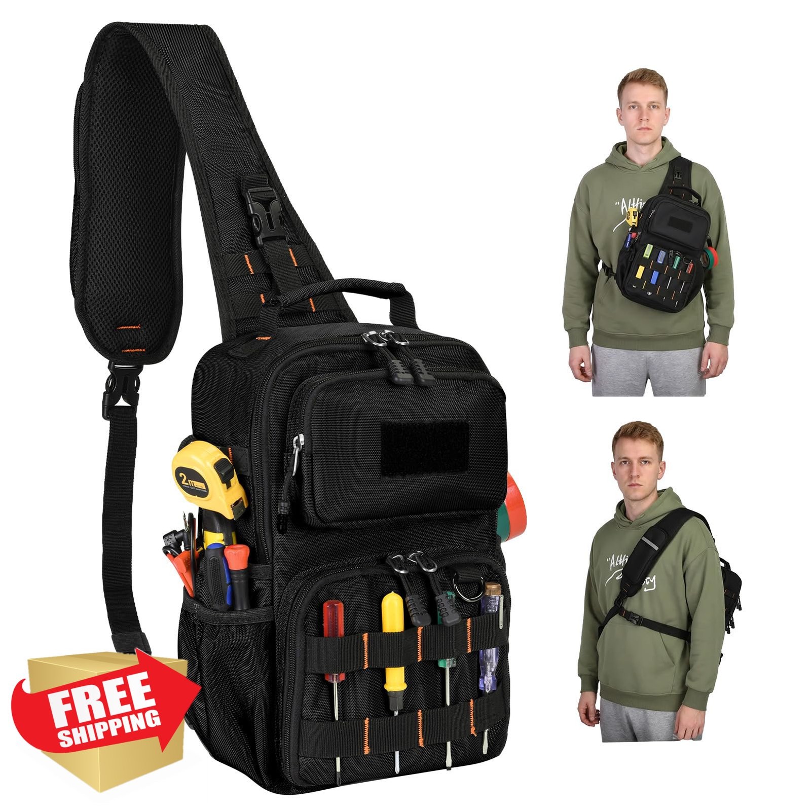 Rexmore Black Tool Chest Bag