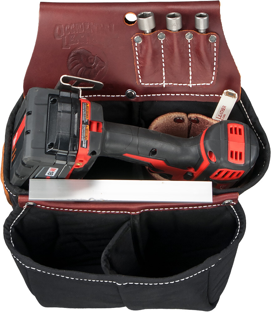 Occidental Leather 8068 Impact / Screw Gun And Drill Bag Leather New
