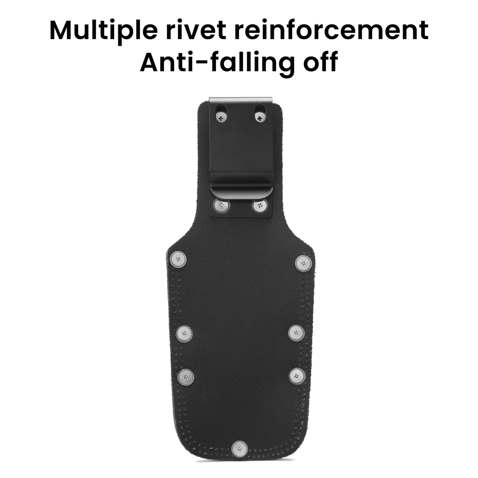 Hammer Holder Leather Heavy Duty Steel Loop Belt Tool Holster Construction