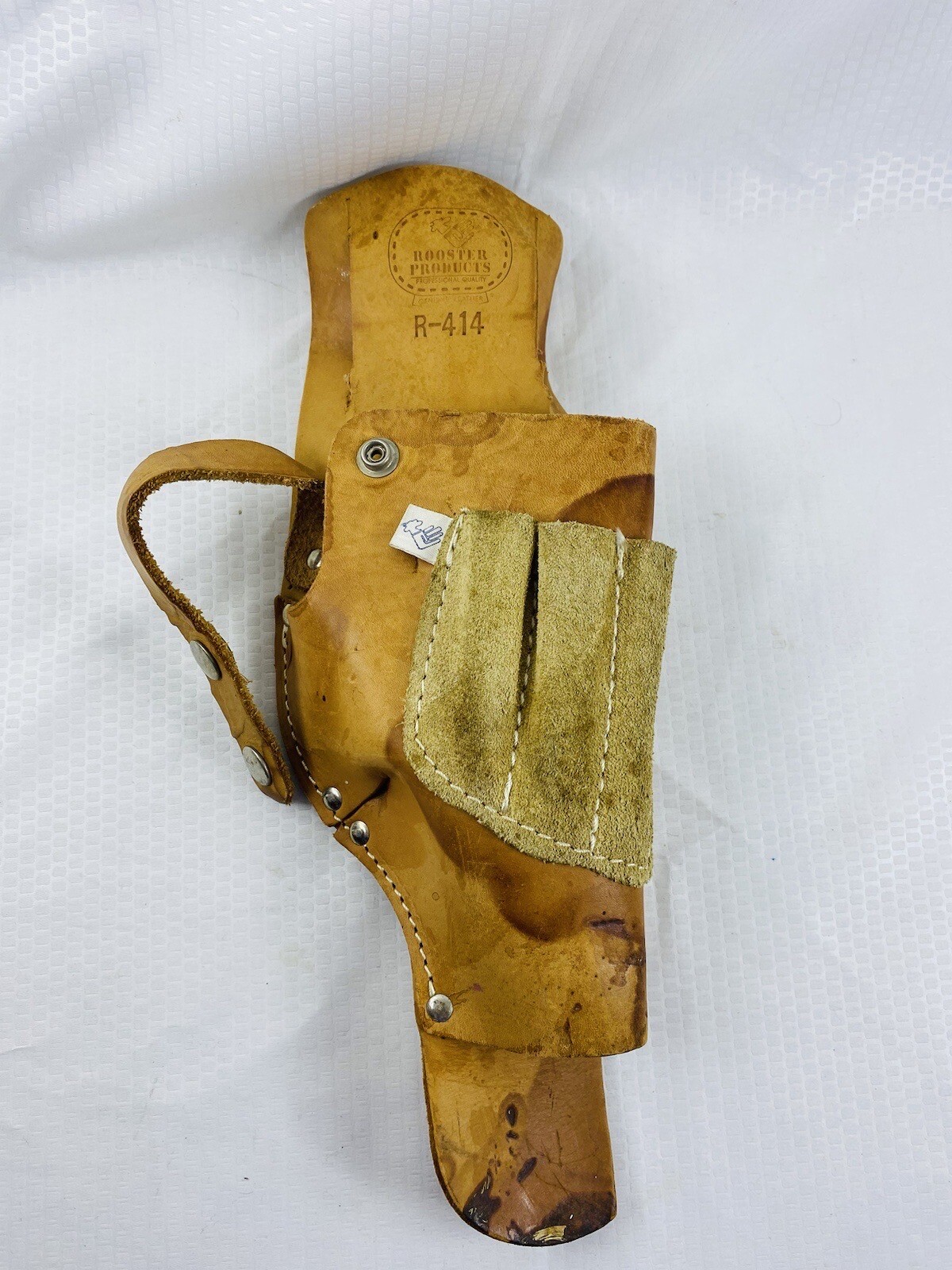 Rooster Products Genuine Leather Drill Construction Tool Holster, R–414 – READ