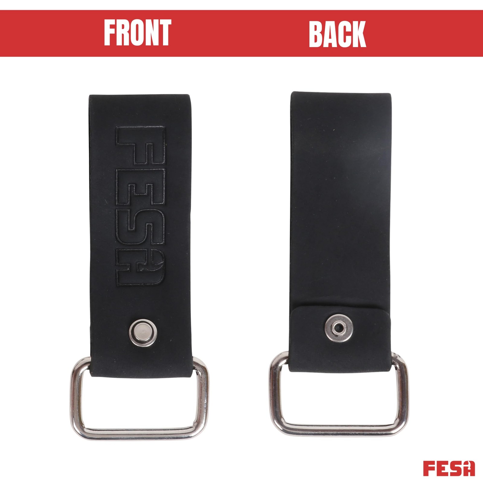 FESA Leather Tape Measure Holder – Set of 2 – Leather Measuring Tape or Drill…
