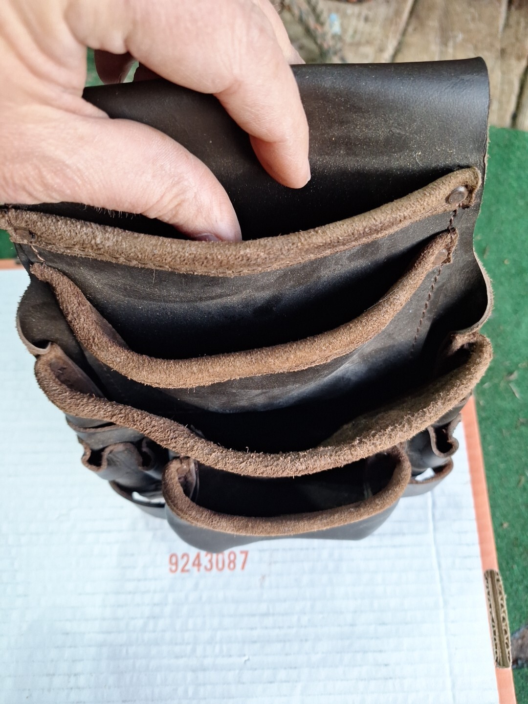 Leather Tool Pouch About 12 Tall By 9 Inch Wide