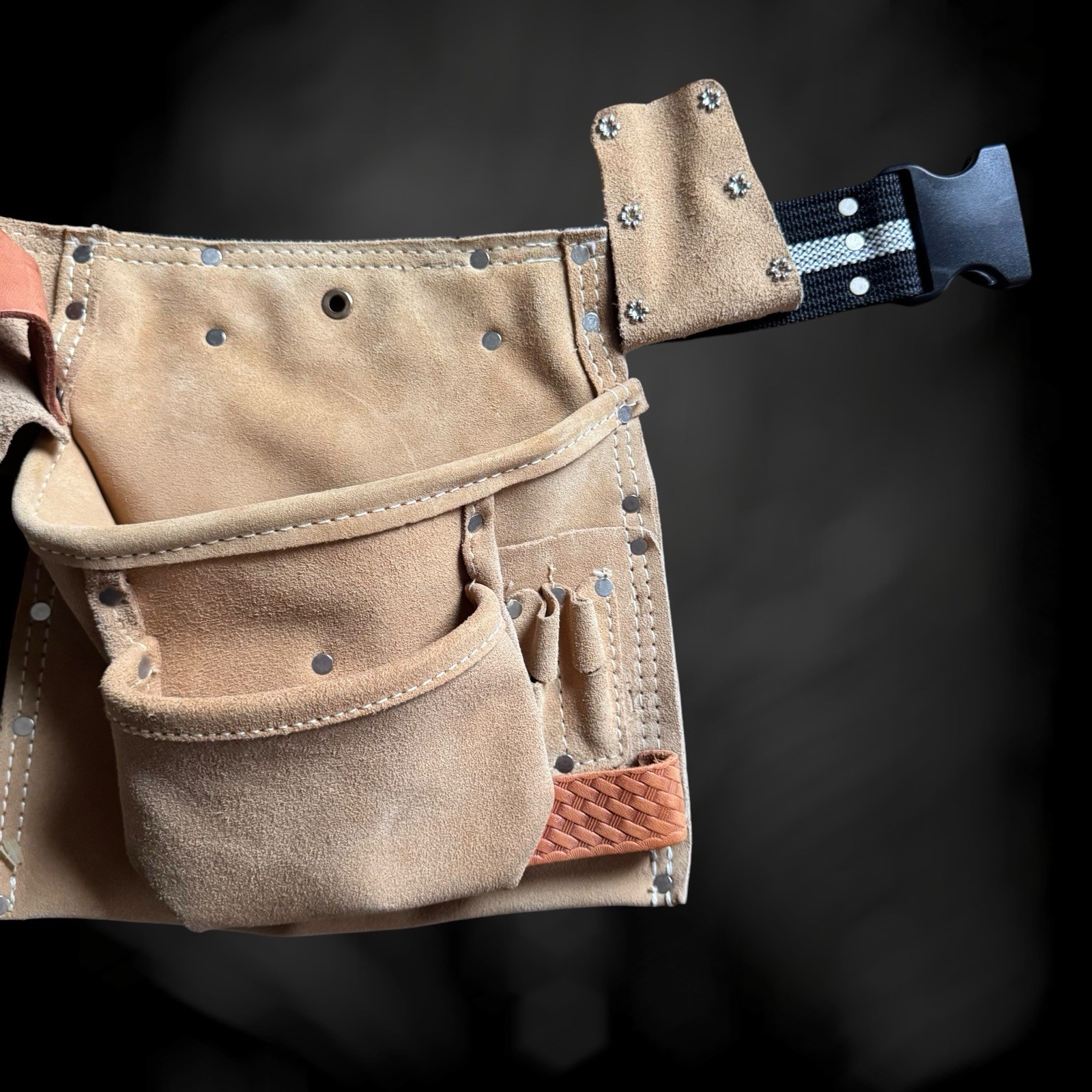 Craftsman Heavy Split Cowhide 937723 Tool Belt Work Construction * NICE *