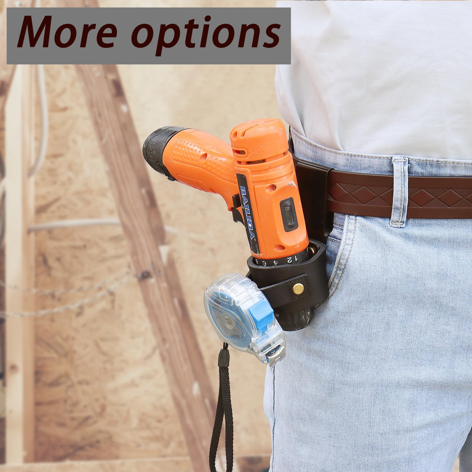 Hammer Holder Belt Holster Axe Loop Holds Mallet Hatchet Construction