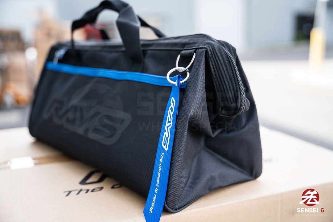 Rays Official Wheels Tool Bag – Black Genuine, Volk Racing WRAYSTOOLBAGBK2023