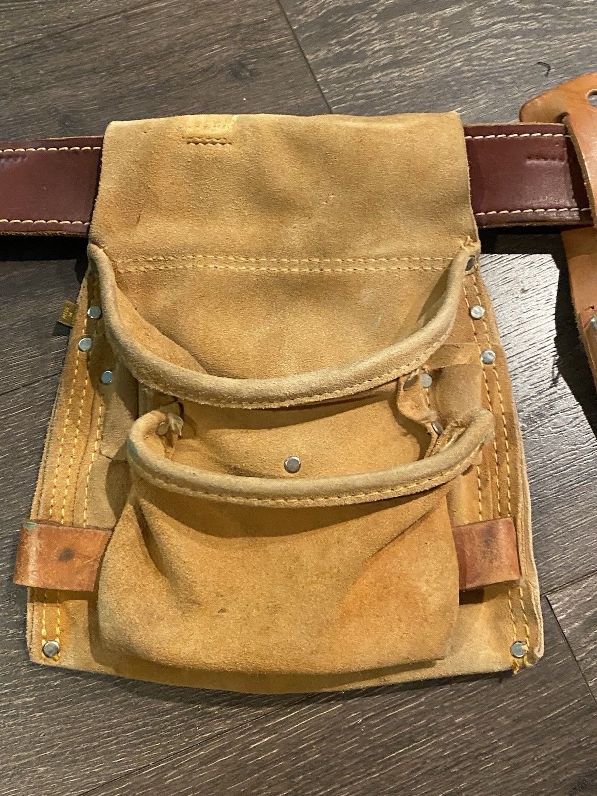 Occidental Leather Tool Belt XL With Hammer Loop Holder W/ Various Pouches *READ