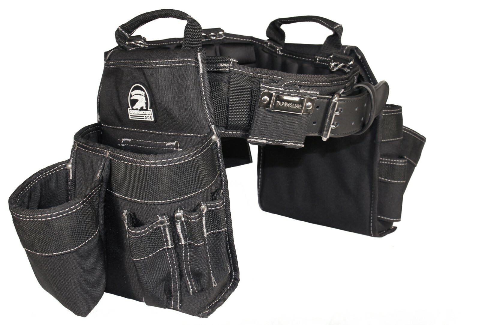 Gatorback Deluxe Carpenter’s Package. Tool Belt+Suspenders+Gloves+Magnetic Clip