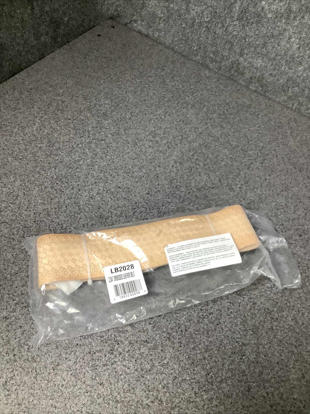 Graintex LB2028 2.3/4’’ Embossed Top Grain Leather Belt For Contractors M18C