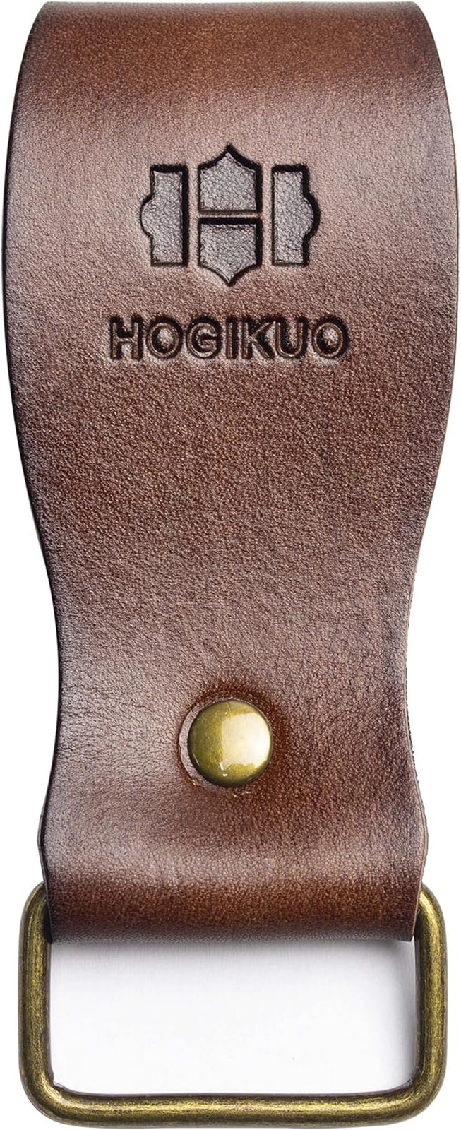 Leather Tape Measure Holder for Belt Heavy Duty Tool Holder with Metal Clip