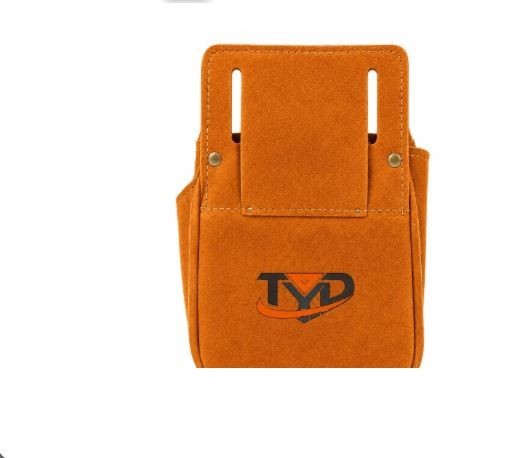 Handmade Genuine Leather Tool Pouch Belt Holder – Multi-Pocket Carpenter