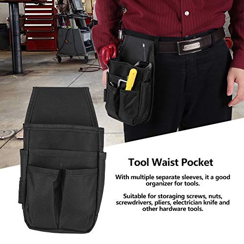 Electrician Tool Waist Bag – 600D Polyester – Mini Belt Pocket – Heavy Duty