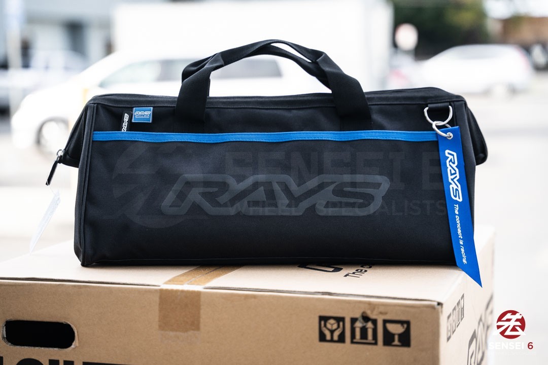 Rays Official Wheels Tool Bag – Black Genuine, Volk Racing WRAYSTOOLBAGBK2023