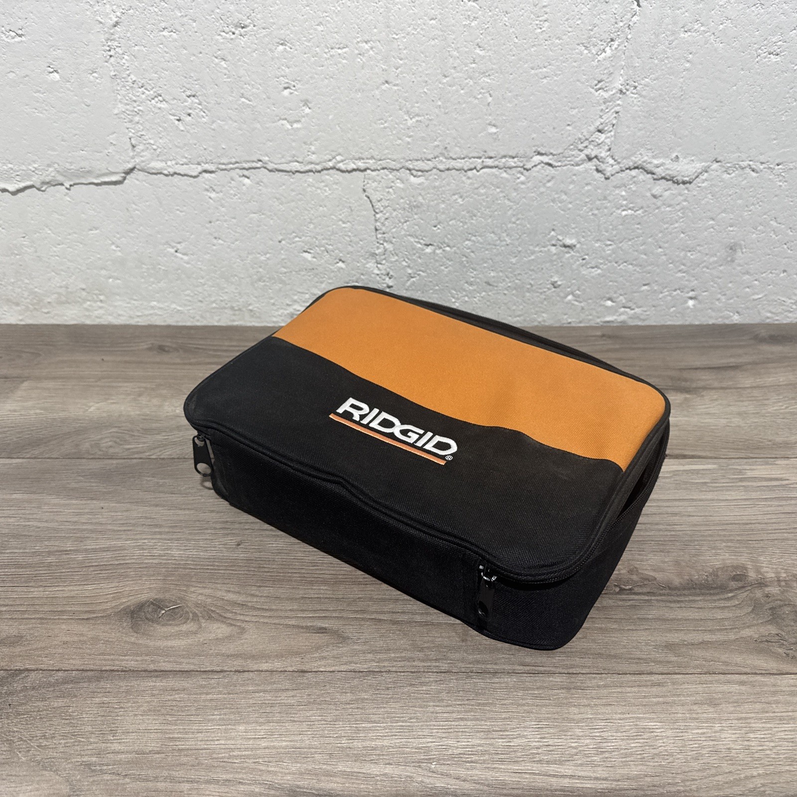 RIDGID Small Tool Bag Canvas Tool Kit Carrying Case 12″ X 9″ X 4″, 903209080