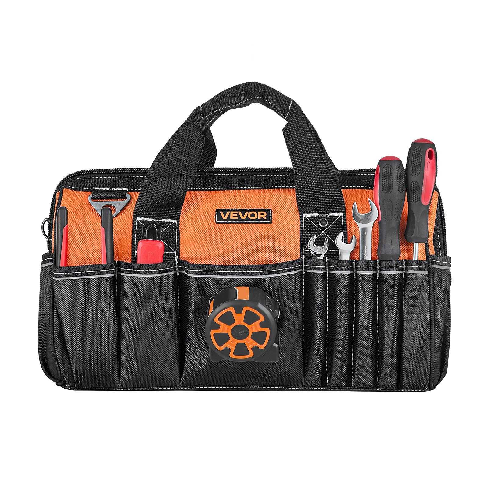 15.7″ Tool Bag 33-Pocket Toolbox Organizer w/ Shoulder Strap