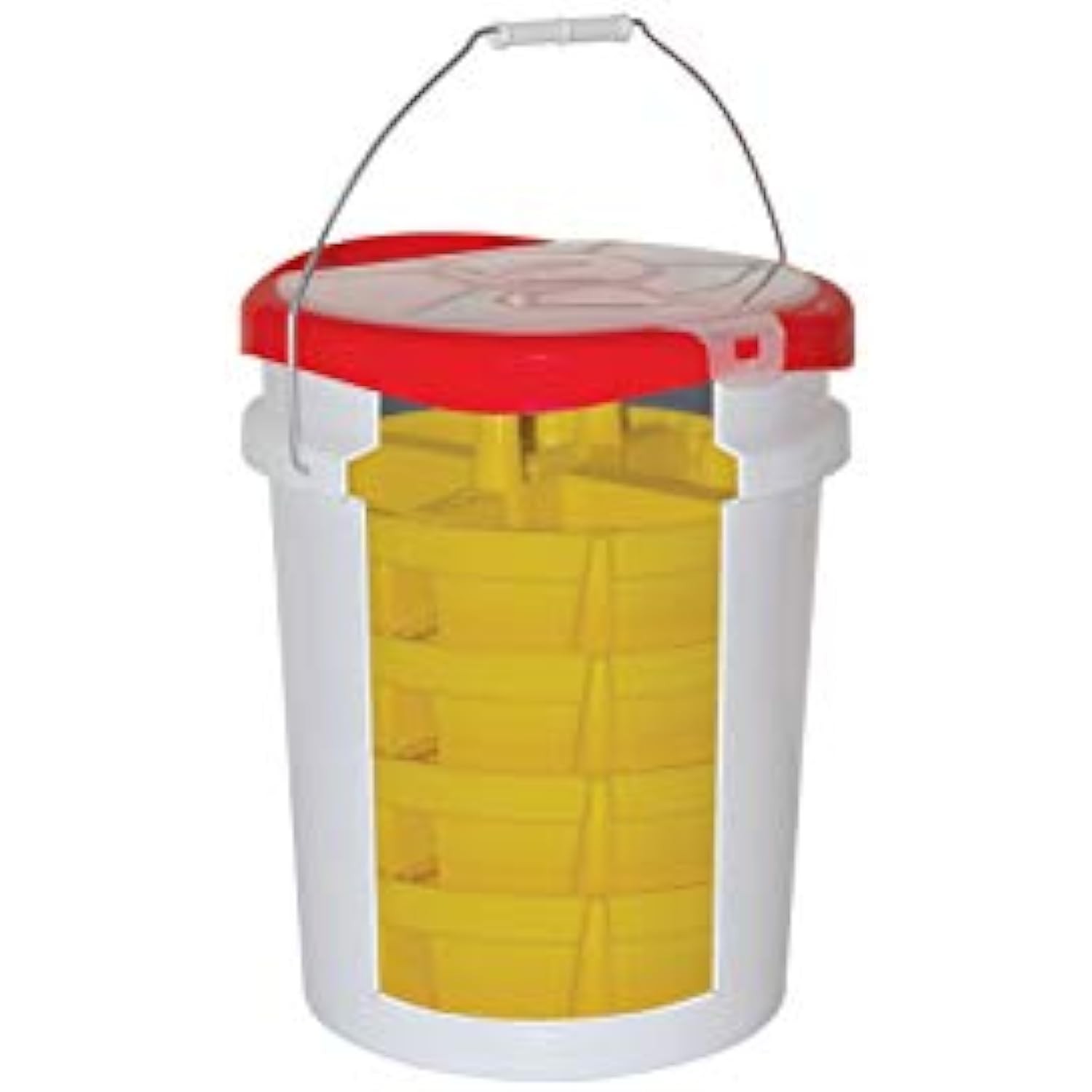 Bucket Boss 5 Gallon Pail Bucket Stacker Small Parts Tools Compartment Organizer