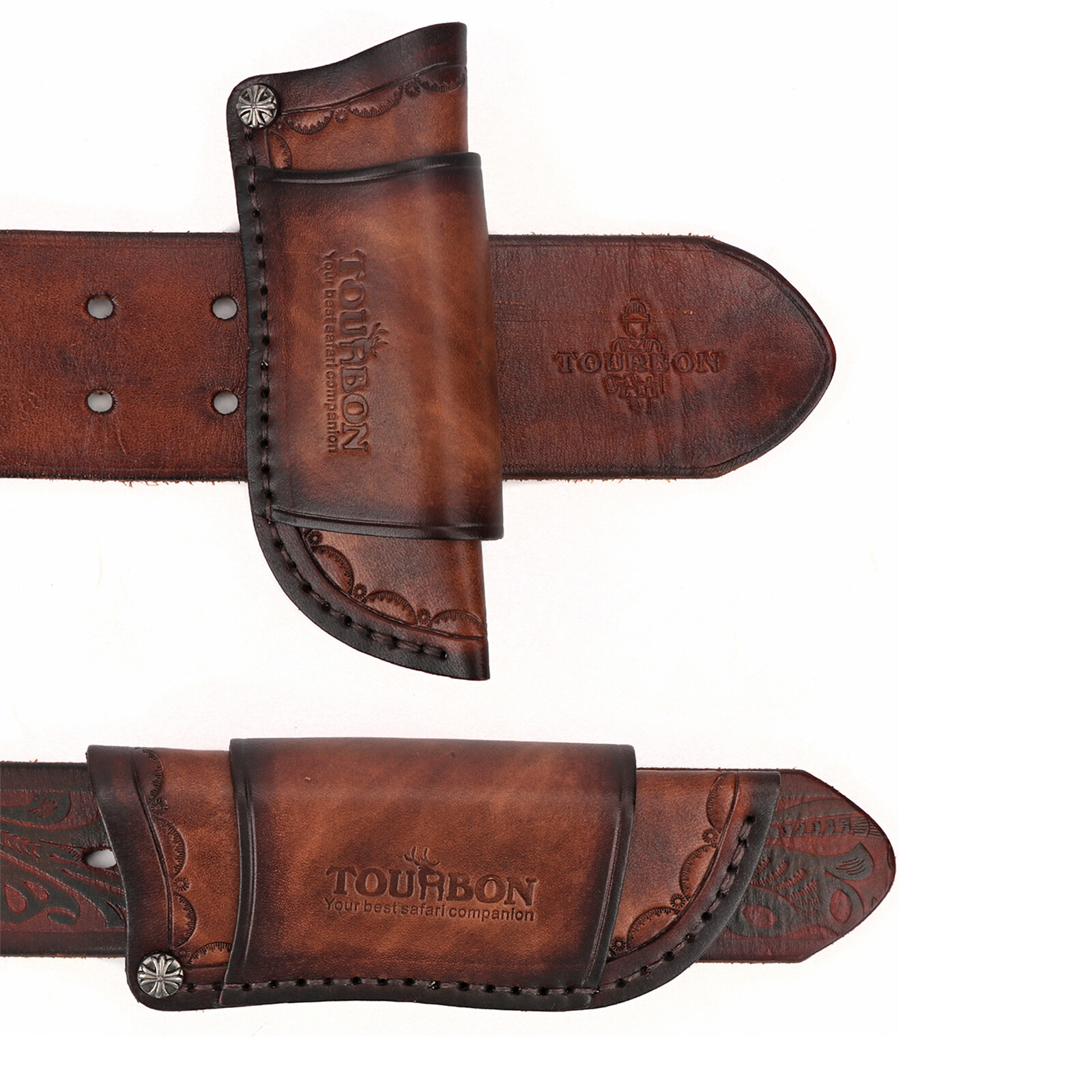 TOURBON 4″ Knife Blade Sheath Belt Holster Mini Pocket Folding Knife Protector