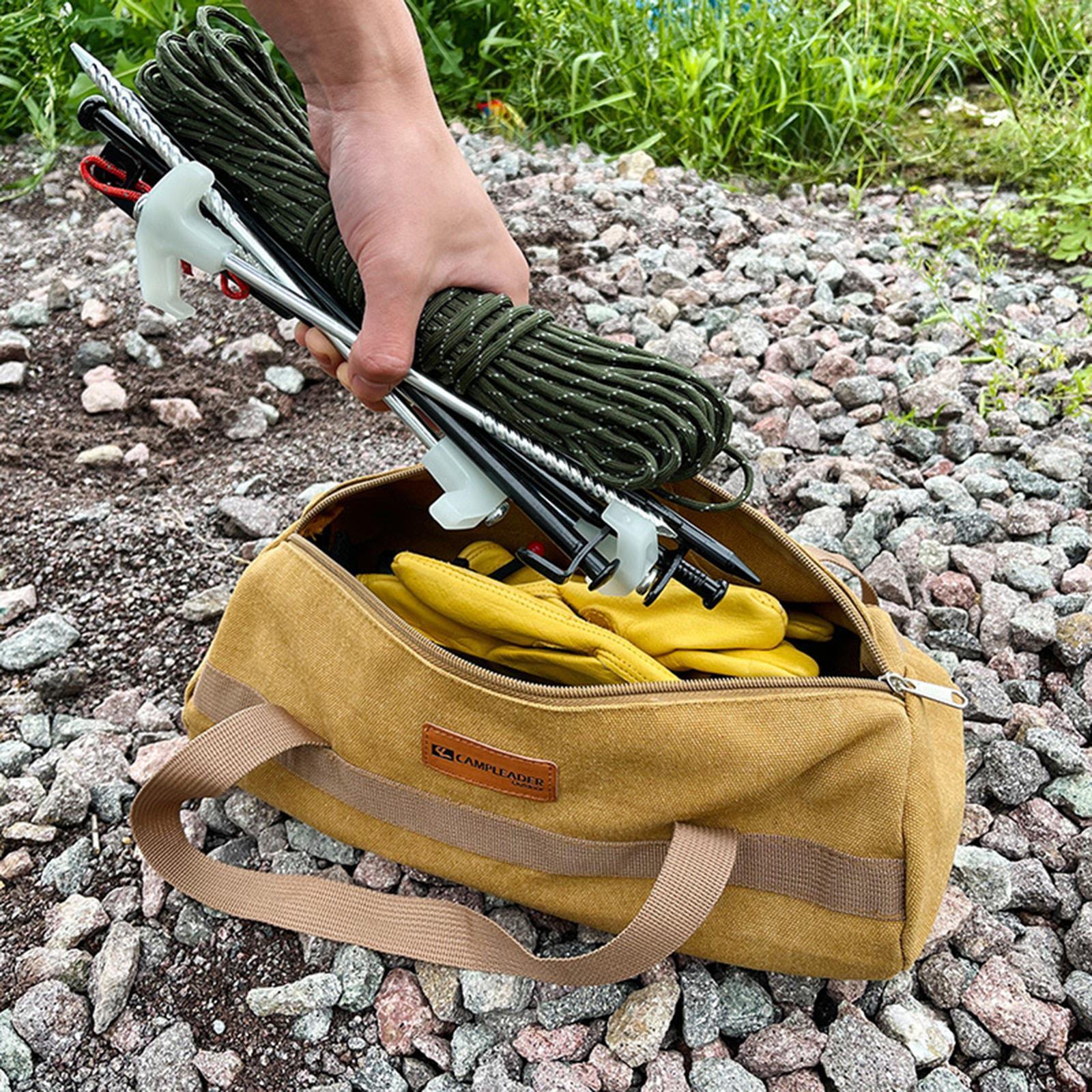 Roll up Tool Bag Organizer Canvas Tool Bag for Screwdrivers Household Pliers