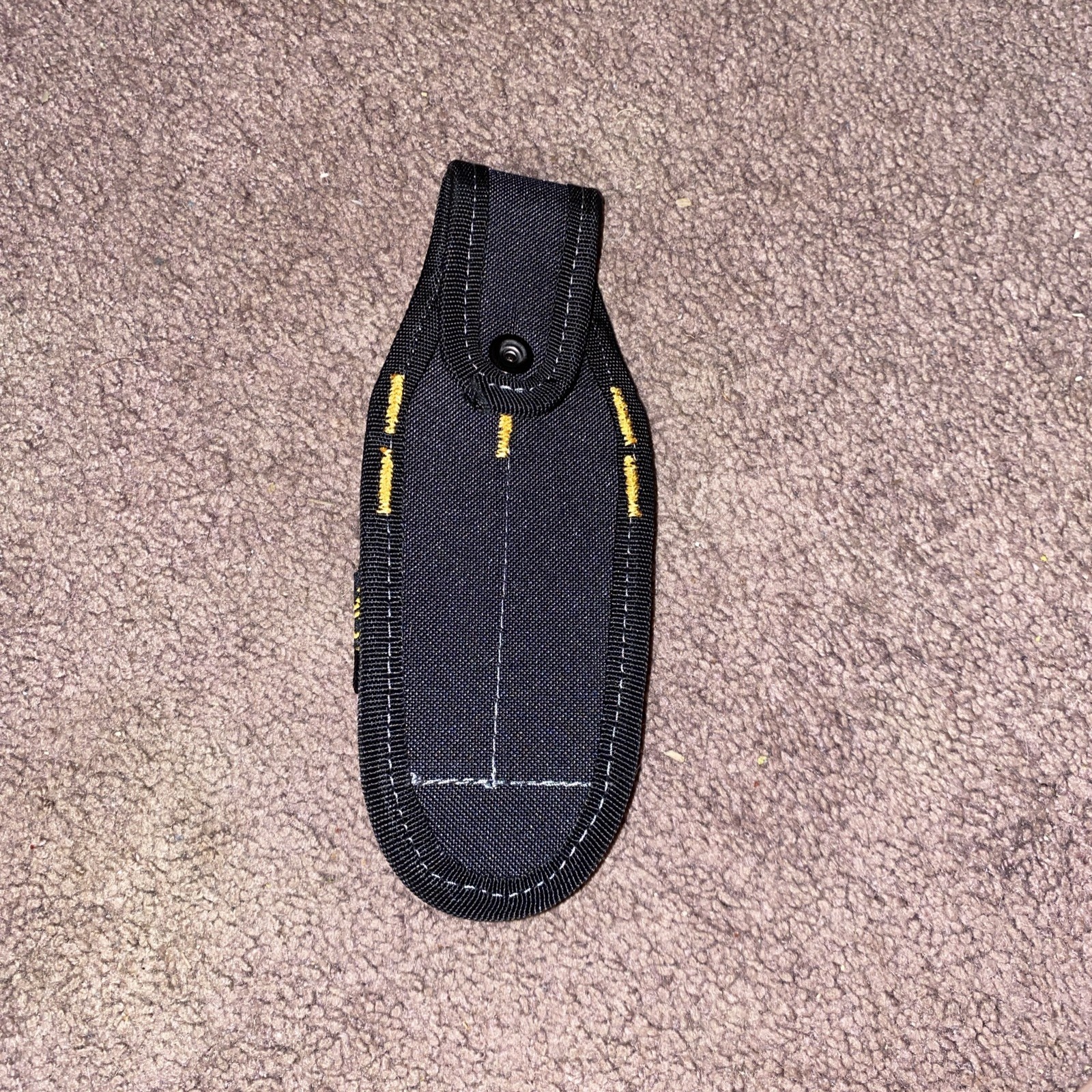Utility Knife Hold Pliers Tape Measure Snap Loop Carry Small Tools Black Yellow