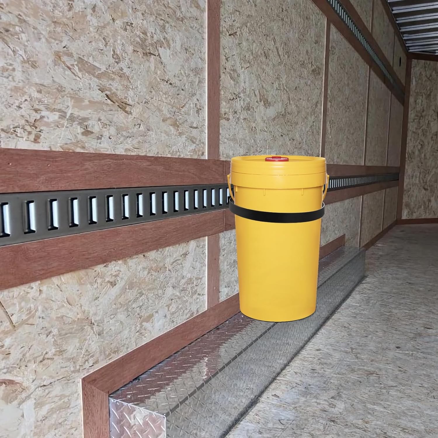 5 Gallon Bucket Holder for E Track Wall Mount Buckets Hanger E Track Accessor 2x