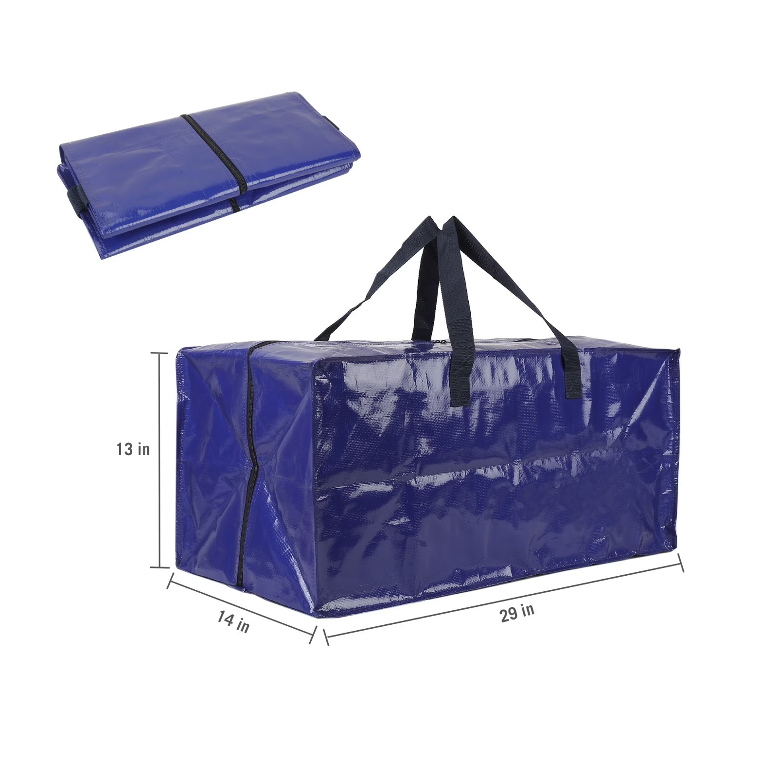 Heavy Duty Moving and Packing Bags with Backpack Straps 35 lb Capacity 2pk
