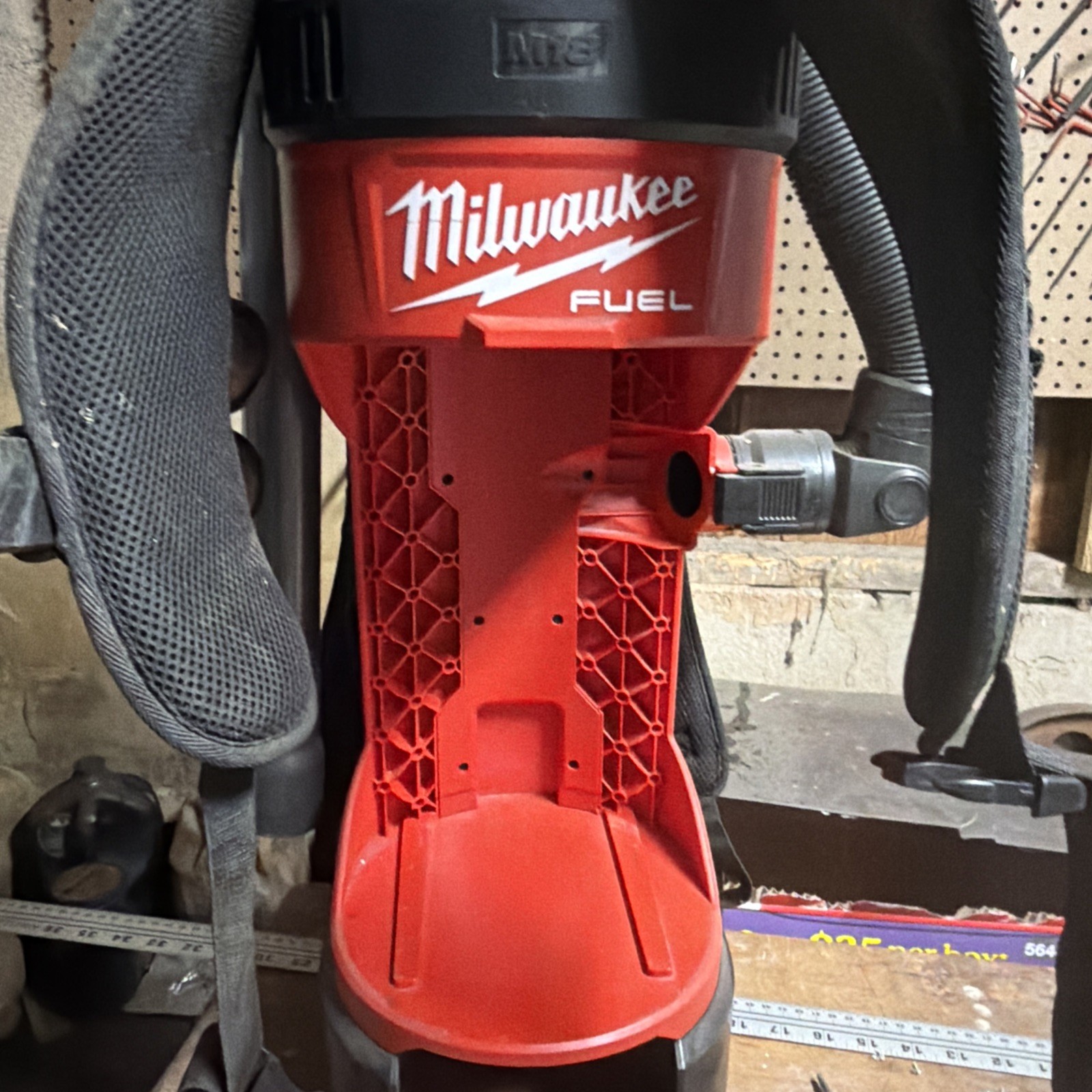 Milwaukee Tool M18 FUEL 18V 3-in-1 Cordless Backpack Vac with attachments