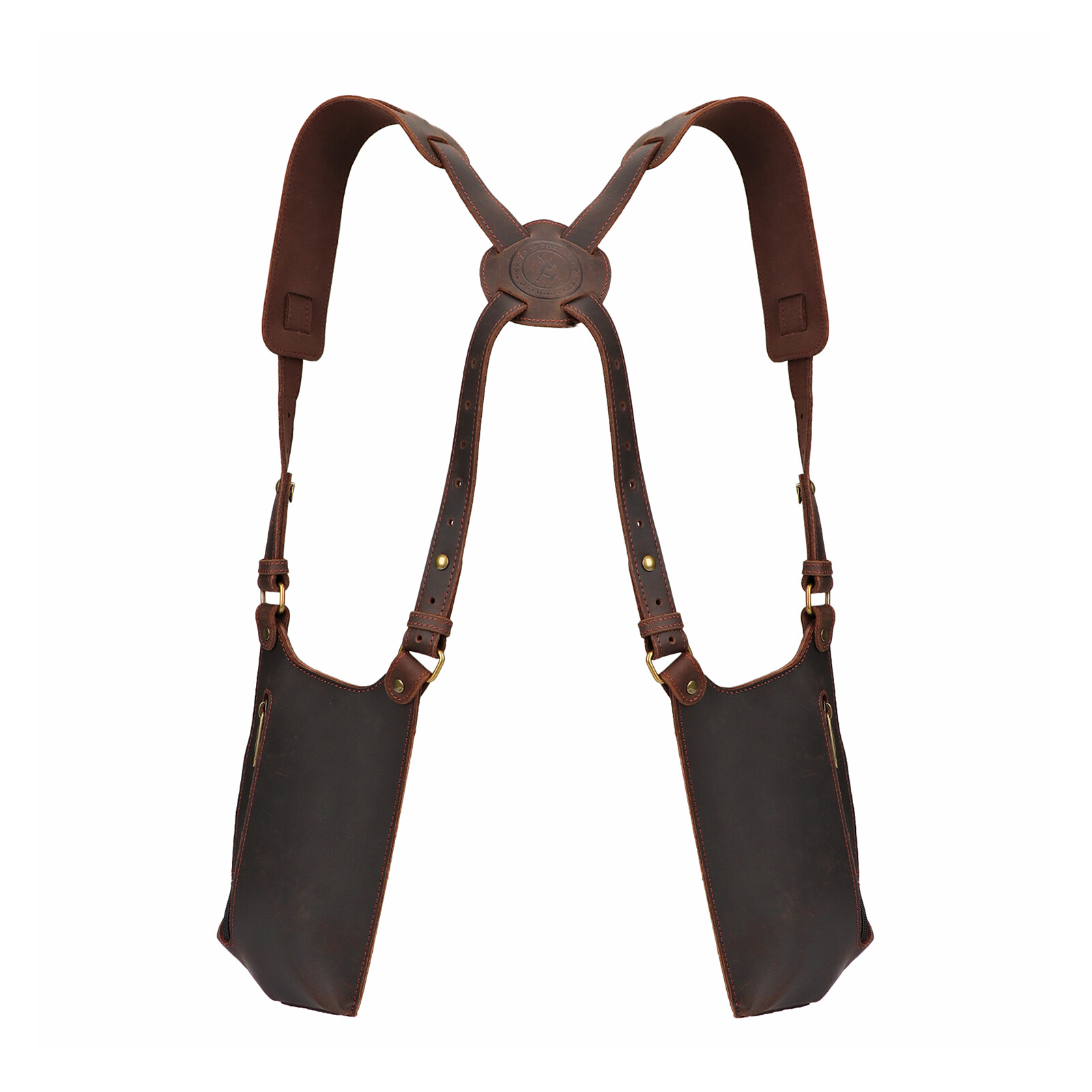 Tourbon Phone Carry Harness Chest Wear Tool Holder Pouch