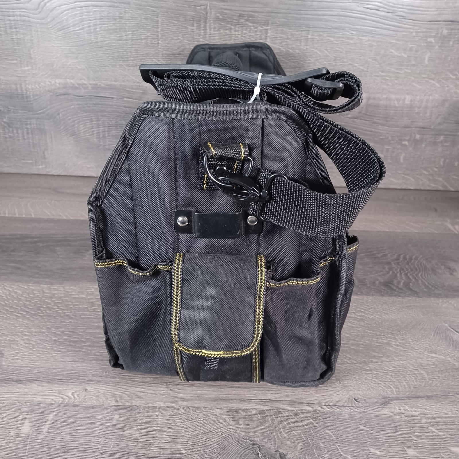 Lot of 2 Voyager Rugged Fabric Hardware Tool Carrier Tote Bag with Carry Strap
