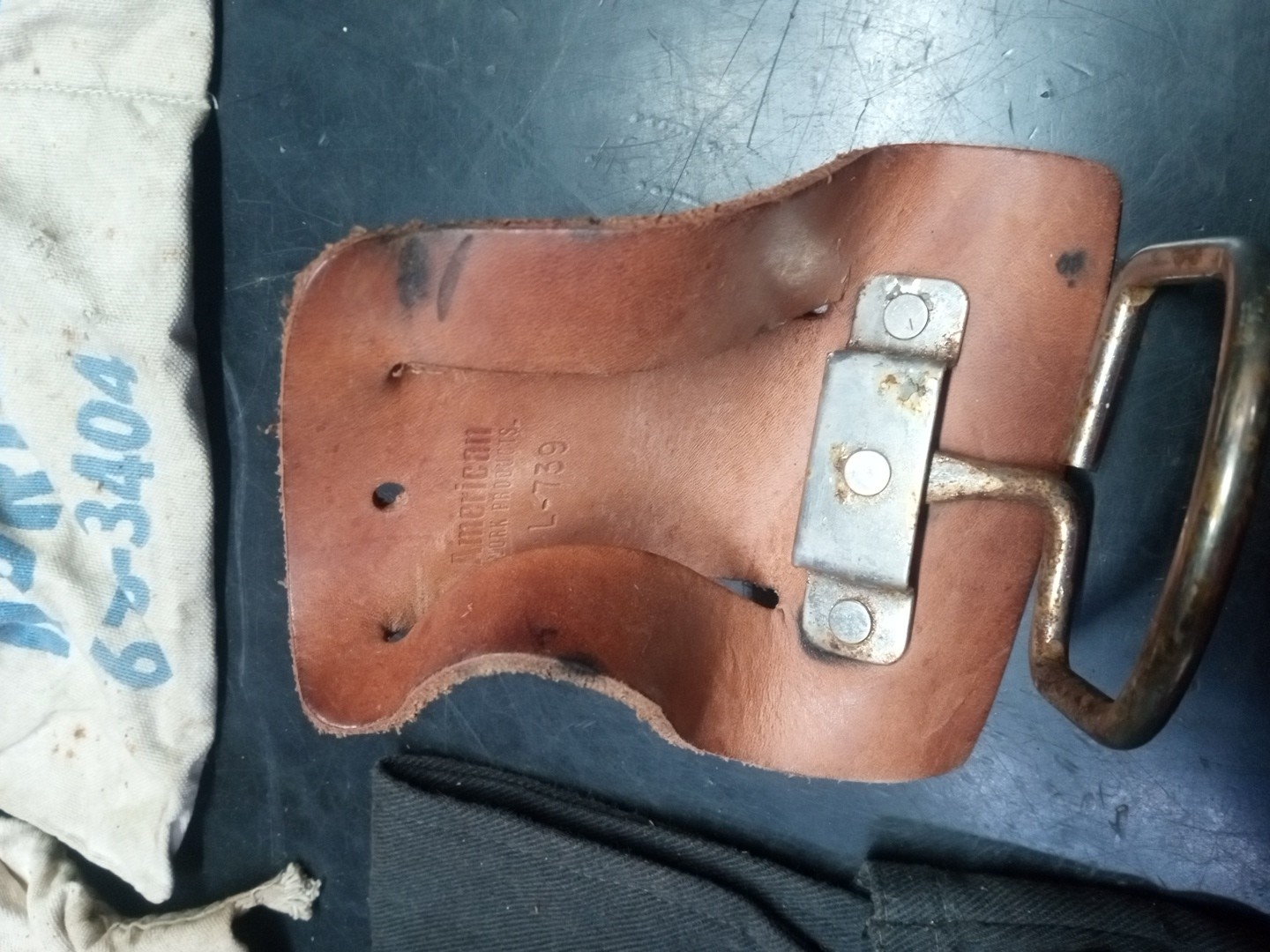 Canvas Tool Pouch Belt w/ Separate Hammer Holder Carpenter Construction