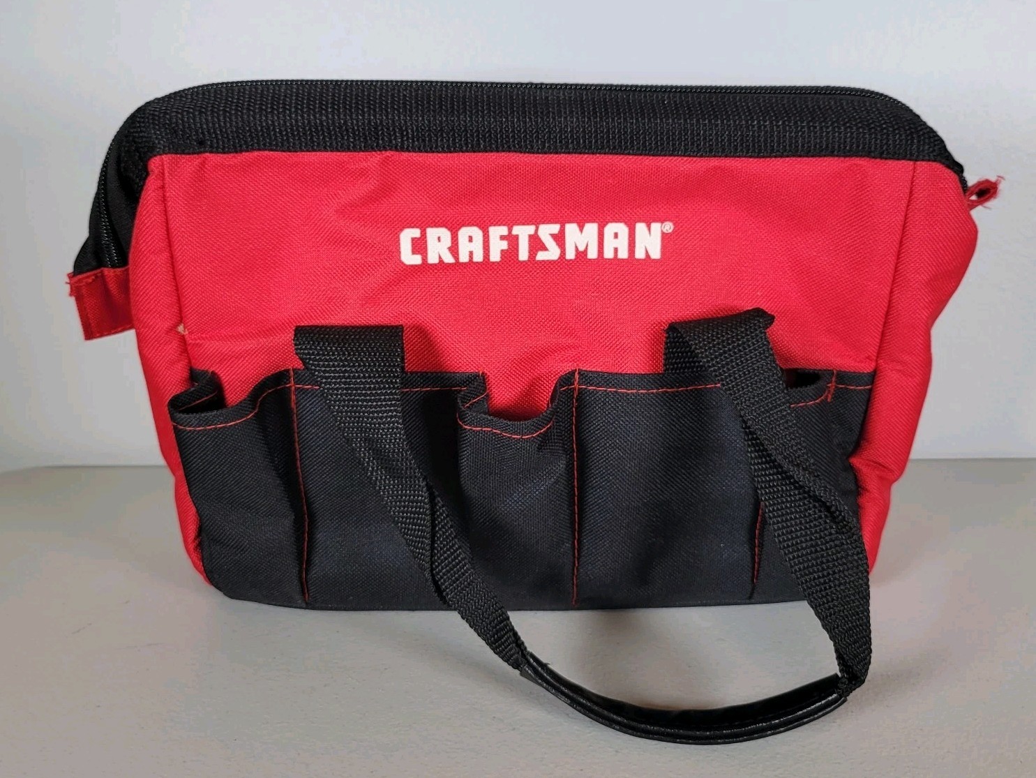 Craftsman Red Black 12″ Wrench Screwdriver Tool Set Carry Bag 1233H