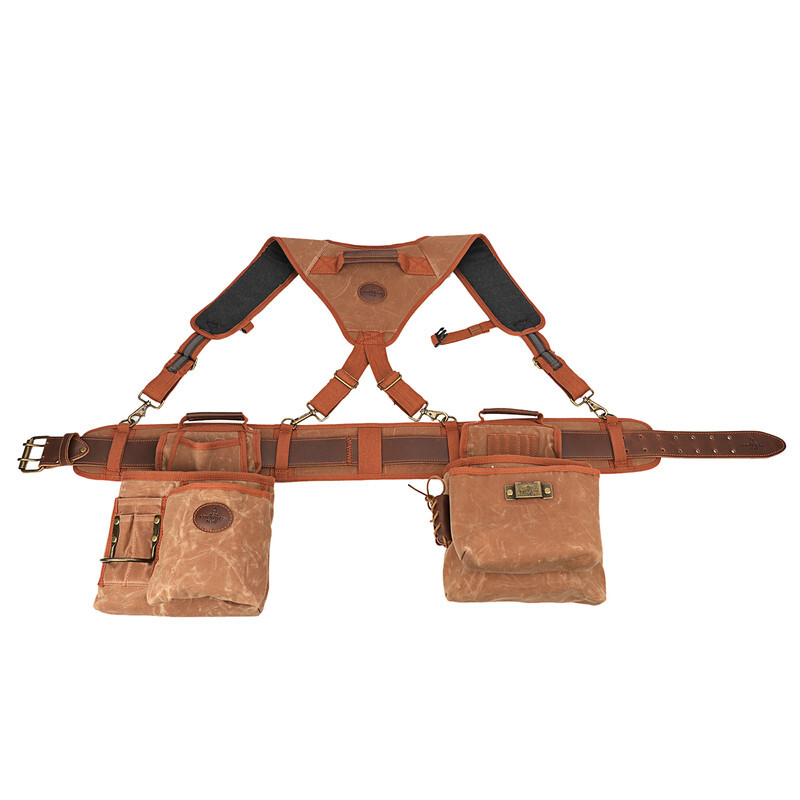 TOURBON Workshop Electrician Carpenter Heavy Duty Tool Carry Wearable Detachable