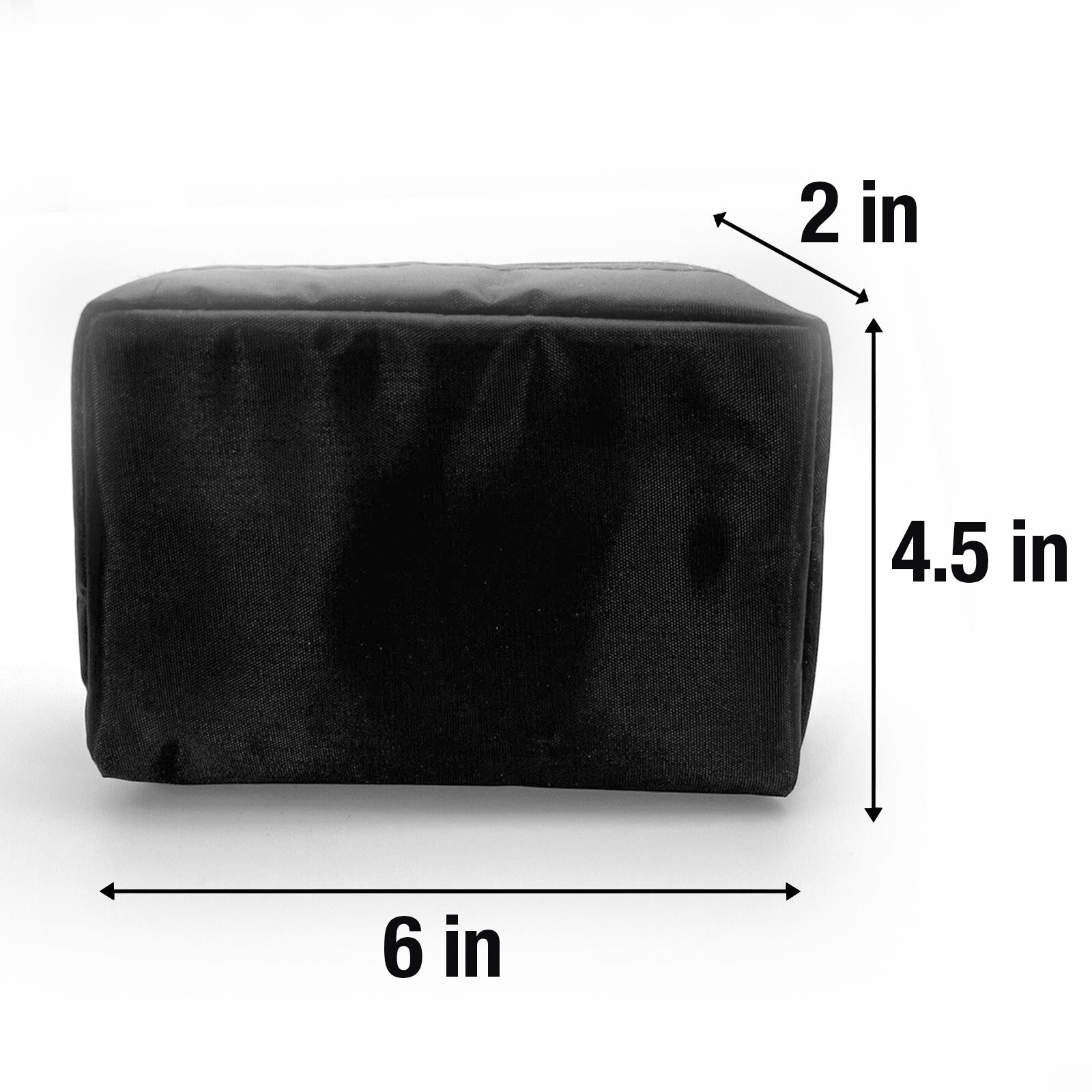 Lot of 4 Small Tool Pouch Zipper Utility Multipurpose Storage Bag Tote 6×4.5×2