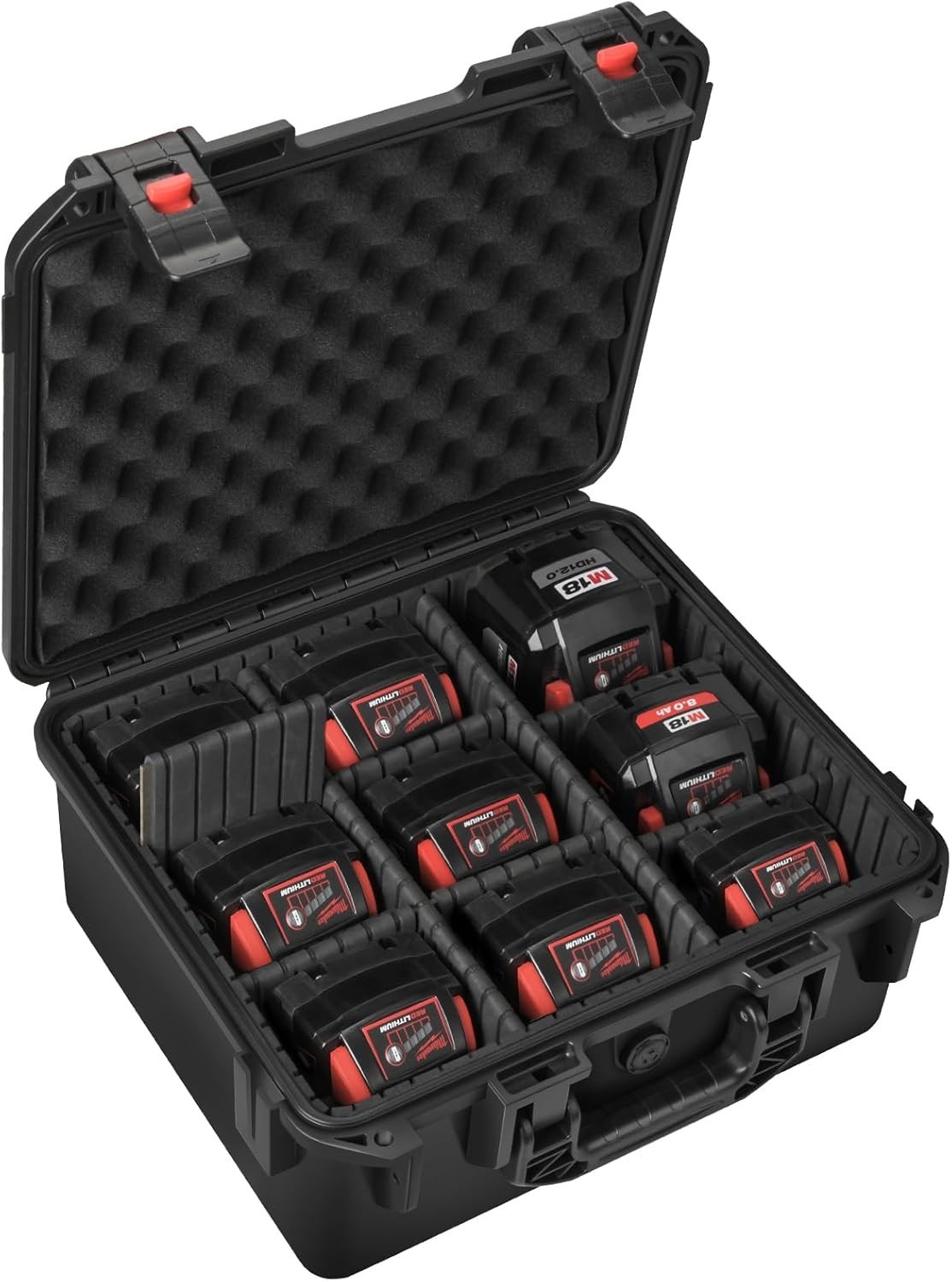 Waterproof Storage Case for Makita/ Dewalt/ Milwaukee M18 M12 Battery & Charger