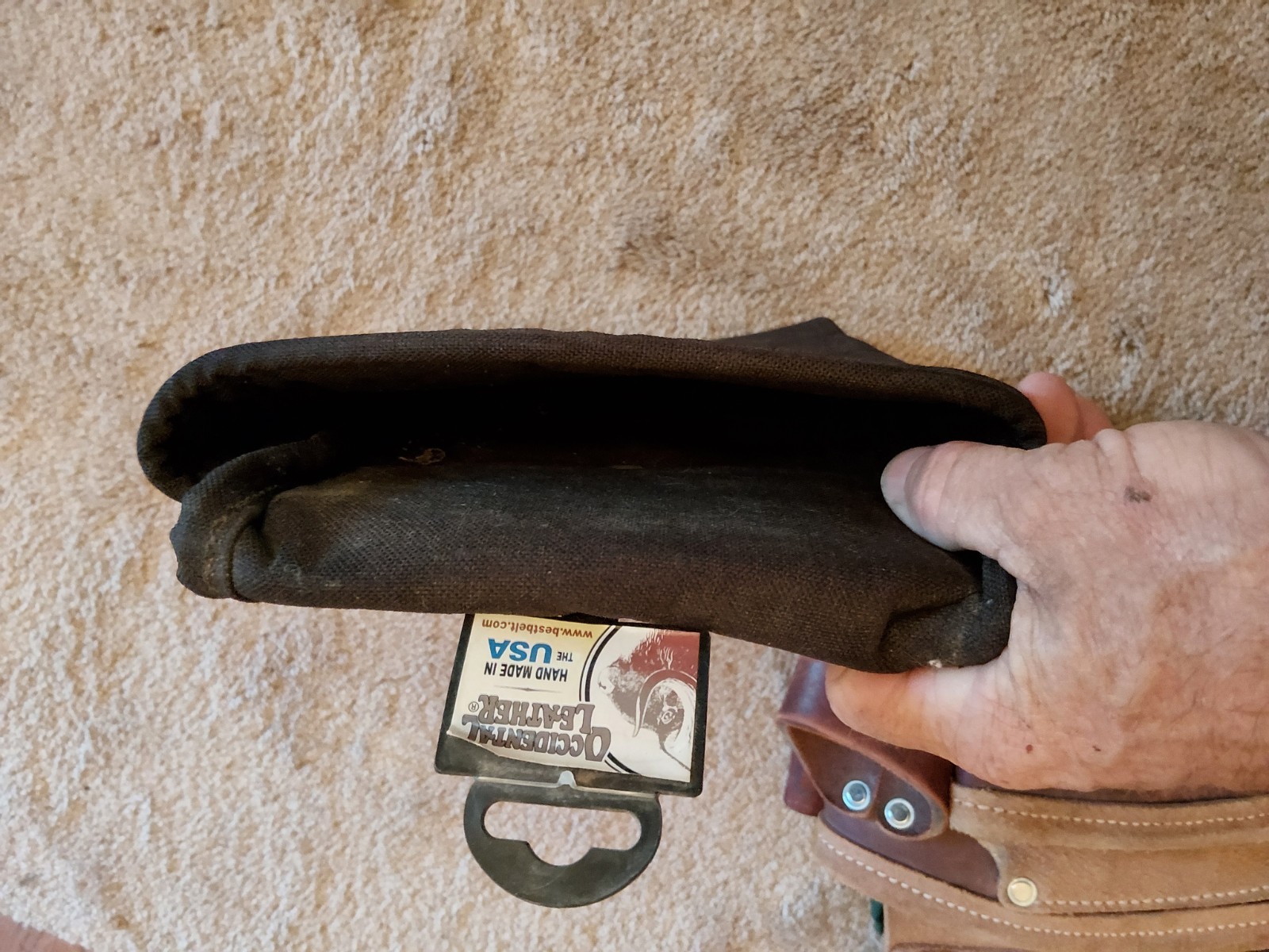 LOT OF 3 OCCIDENTAL LEATHER TOOL POUCH POUCHES 1 IS NEW