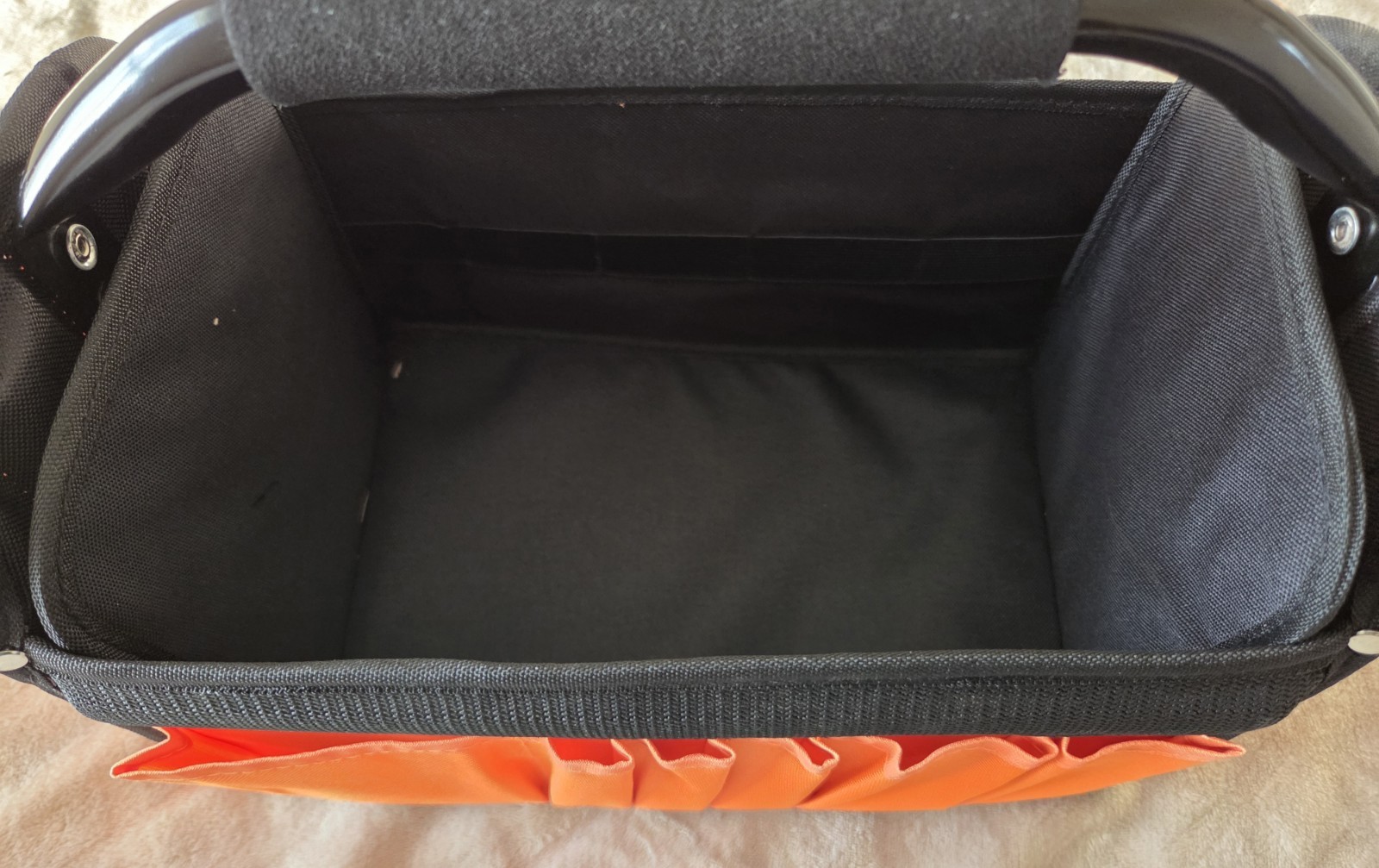 Torelli 12.5 in Collapsible Tool Bag INV00710 Orange Black 14 Exterior Pockets