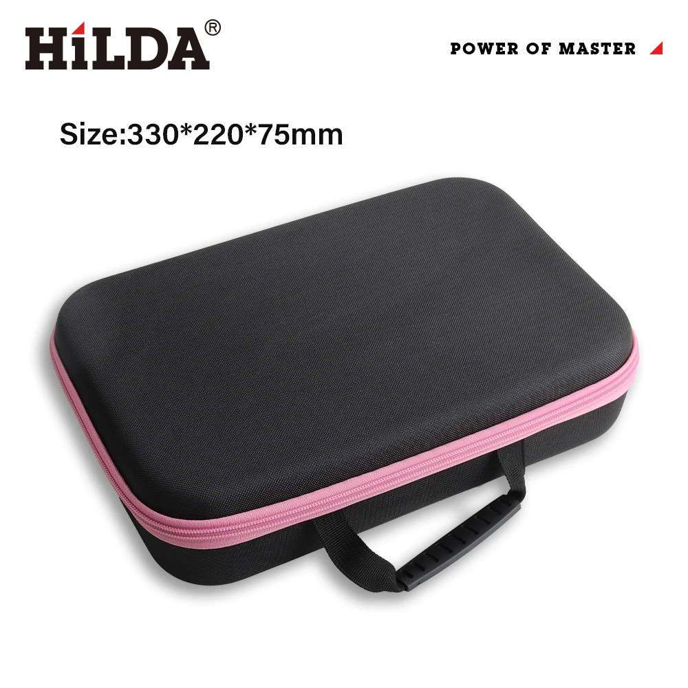 HILDA Large Capacity Tools Bag 3-size Available With Red Edges Tools Waterproof