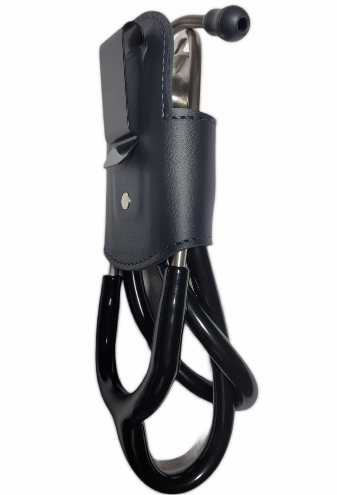 FLA Handmade in USA Stethoscope Holder Pro with Clip, PU Leather, Perfect for…