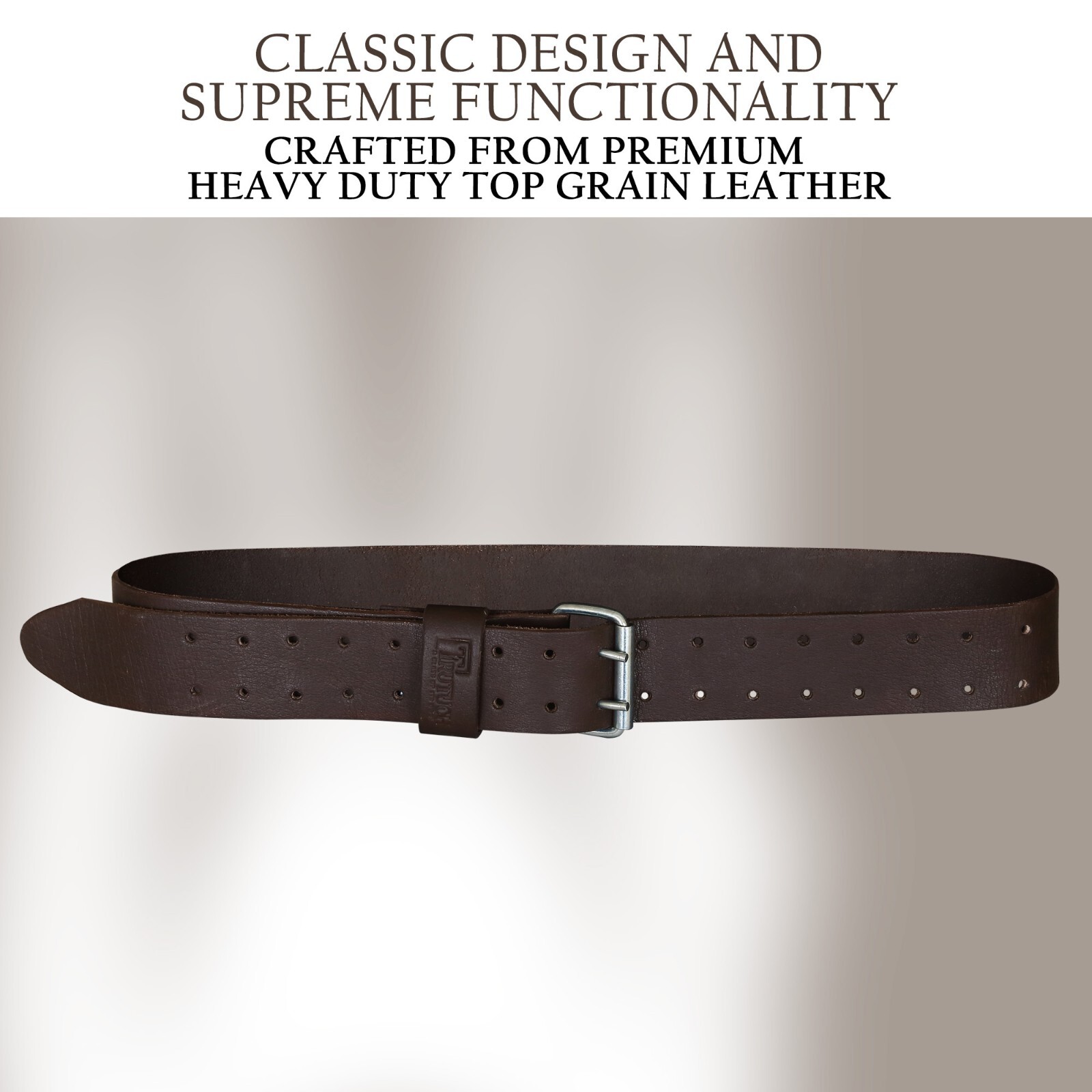 TRUTUCH Black Leather Electrician Tool Pouch with Leather Work Belt | Carpenter
