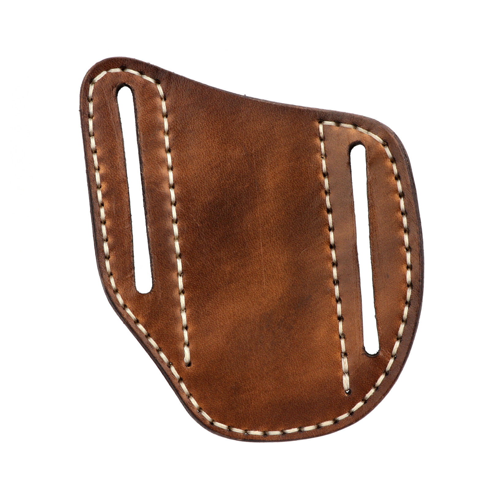 Leather Small Folding Knife Sheath Belt Pouch EDC Pocket Tool Holder-Clearance
