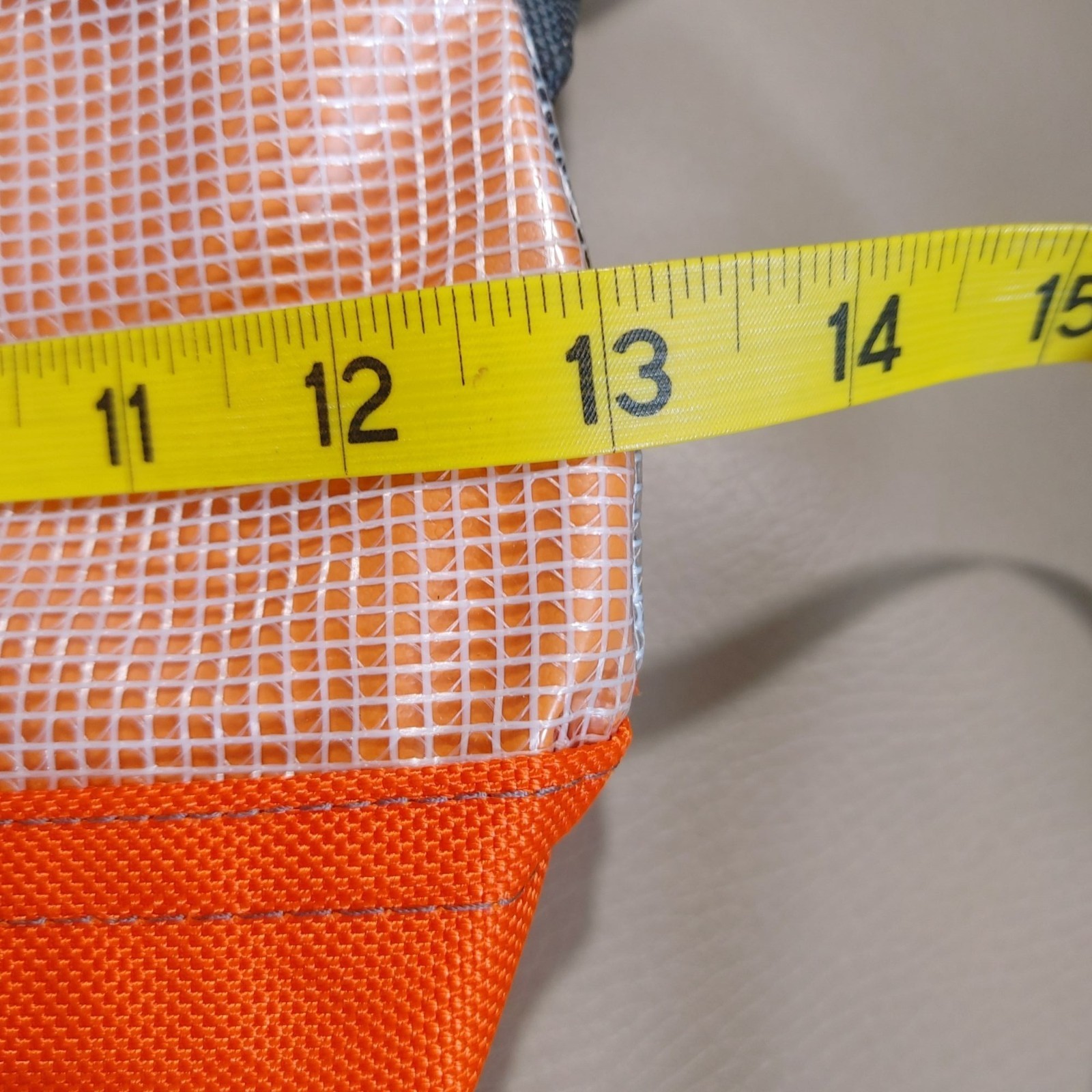 Welkinland Clear Mesh Tool Bags Heavy Duty Blue Orange Black Organize Storage