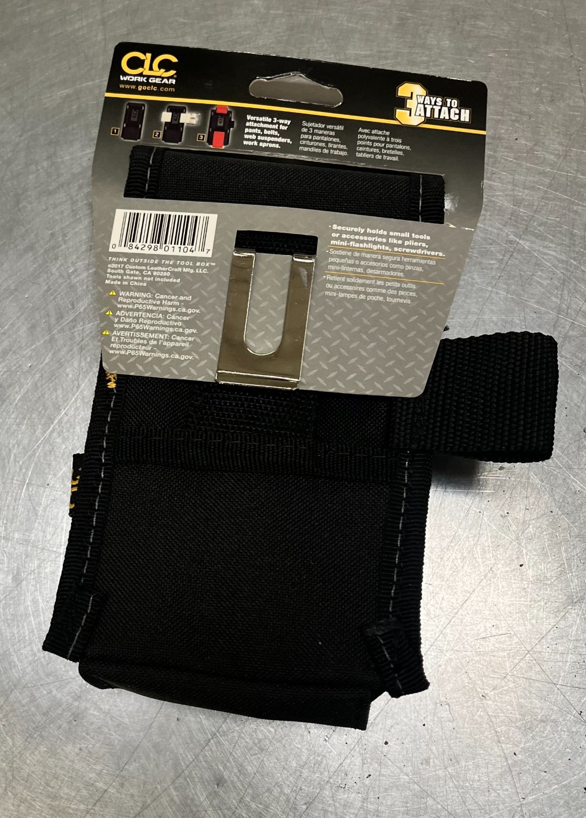 Clc Custom Leathercraft Construction pocket tool holder sku 1690379