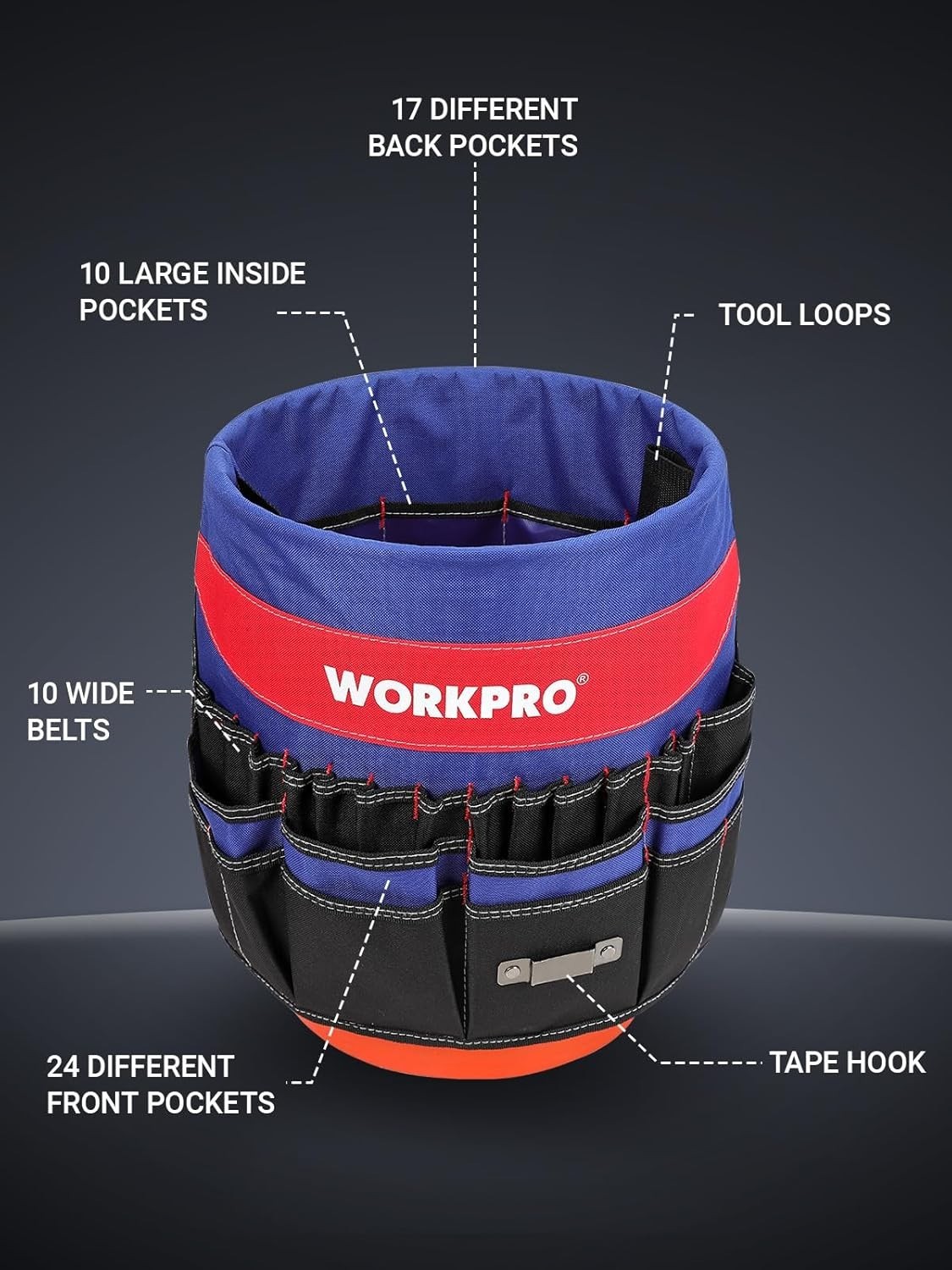Lightweight Tool Organizer for 5-Gallon Bucket